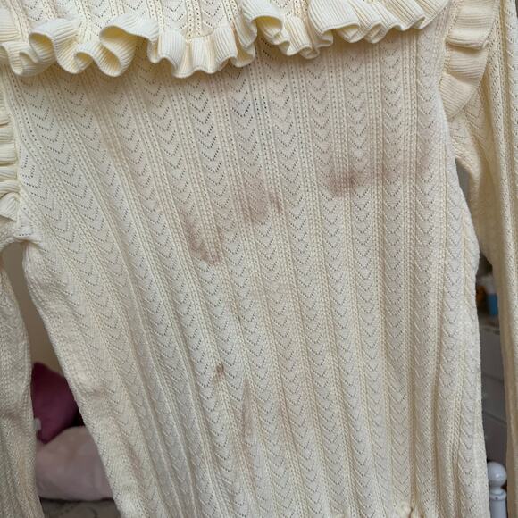 ZARA BLOGGER FAVORITE KNIT CARDIGAN WITH JEWEL BUTTONS Size Large 5802/029/712 - Picture 12 of 14